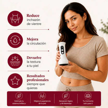 Masajeador anticelulitis con calor y succión | GlowFit 2.0