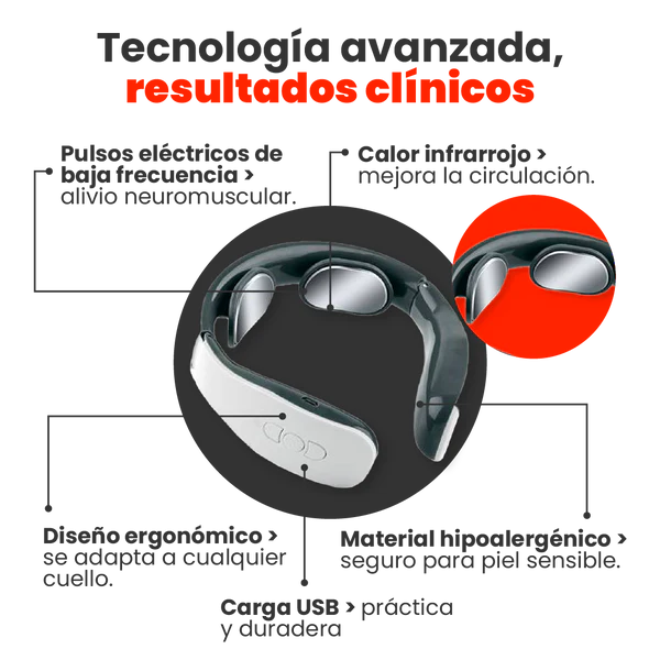 CerviPulse™ – Terapia Cervical Inteligente con Calor y Estimulación Muscular